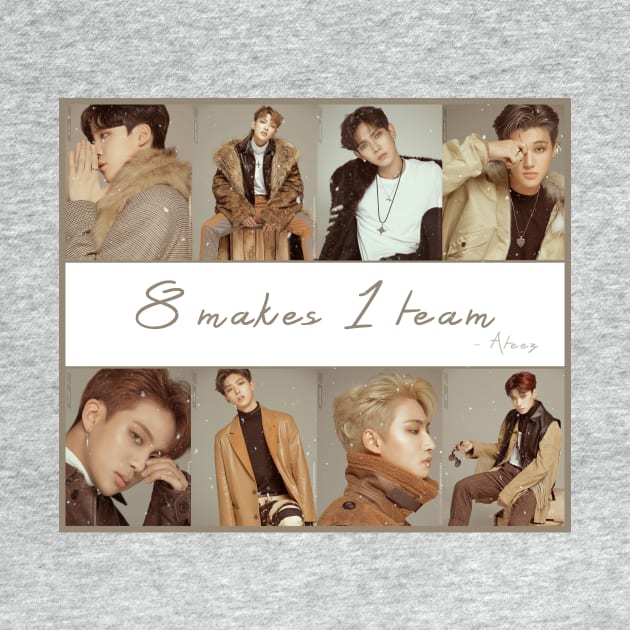 ATEEZ - 8 makes 1 team by nicolesdesigns